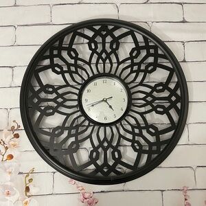 20” Brown wall clock